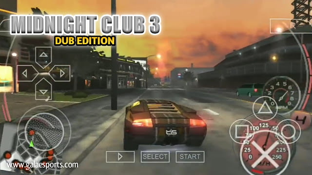 WOw! Game Balap PPSSPP Midnight Club 3 For Android