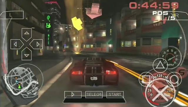 WOw! Game Balap PPSSPP Midnight Club 3 For Android
